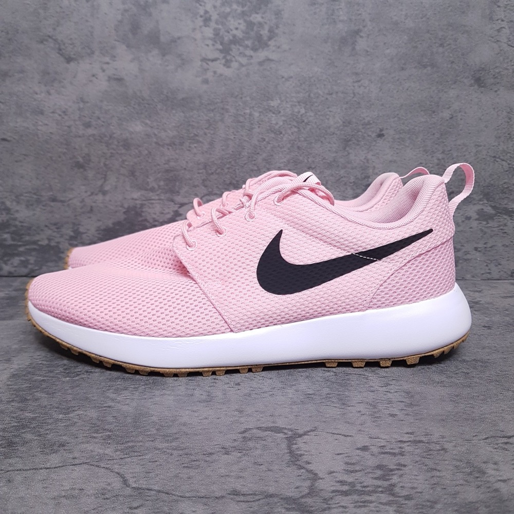 NIKE Roshe G Next Nature Spikeless Golf Shoes Mens 10.5 Pink Black DV1202-601‎